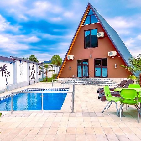 Qafqaz Family Chalet Villa Gabala Ngoại thất bức ảnh
