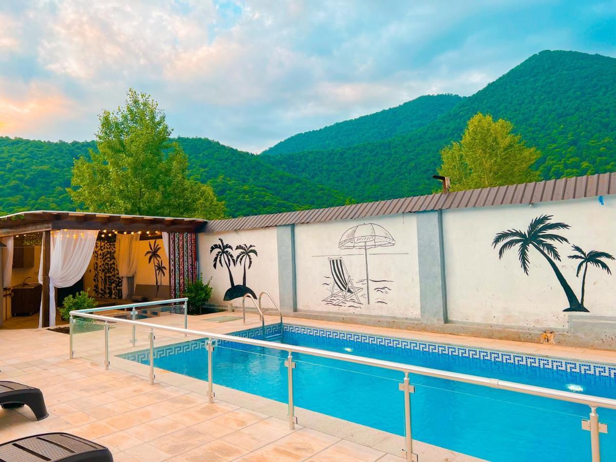 Qafqaz Family Chalet Villa Gabala Ngoại thất bức ảnh